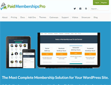 Tablet Screenshot of paidmembershipspro.com